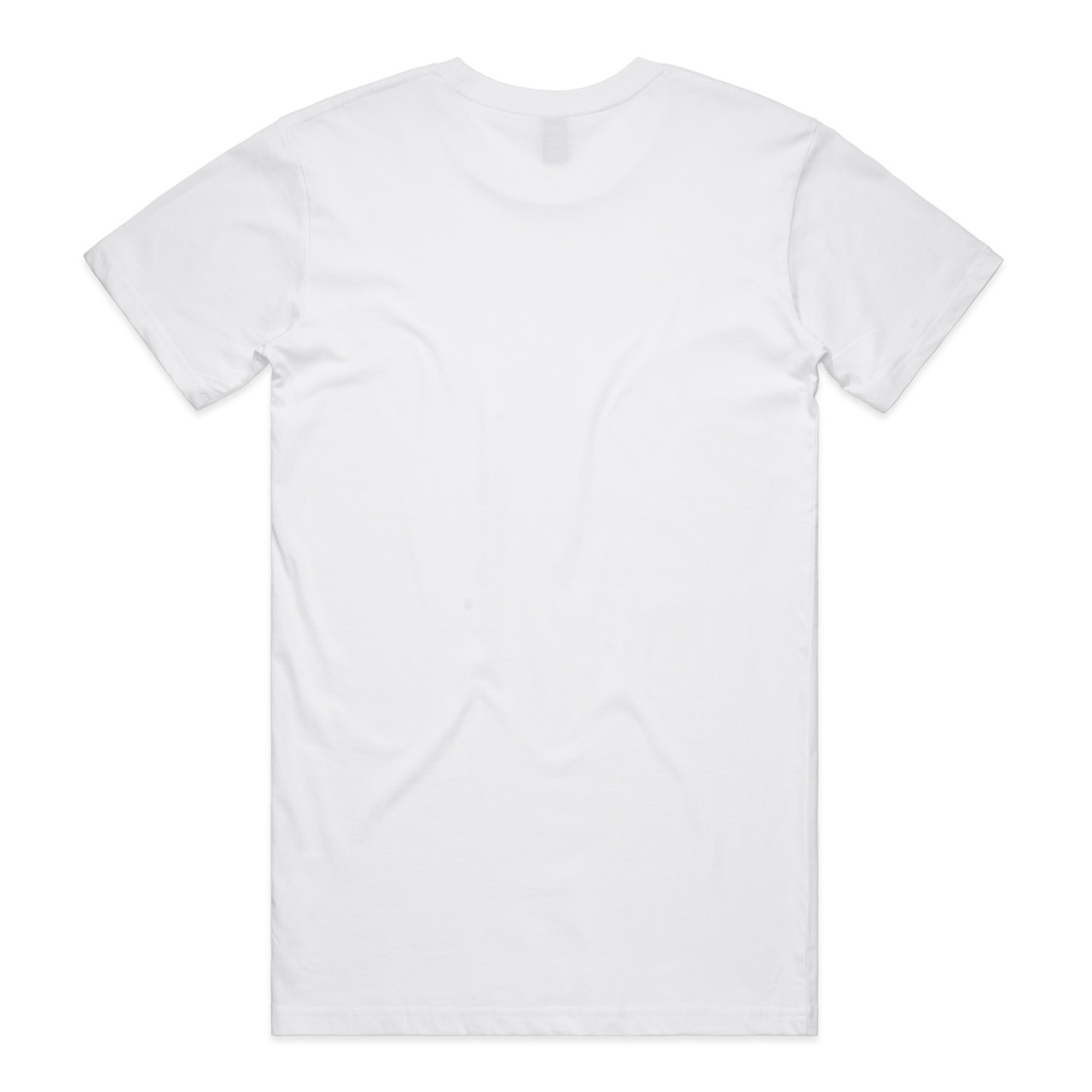 AS Colour Staple Plus Tee [+2"] 5075 in White, back view