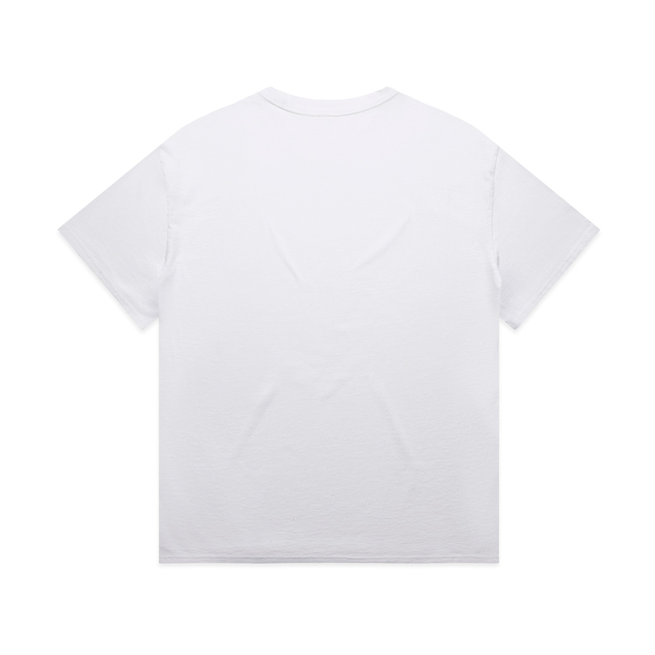 AS Colour Heavy Faded Minus Tee [-2"] 5086 in Faded White, back view