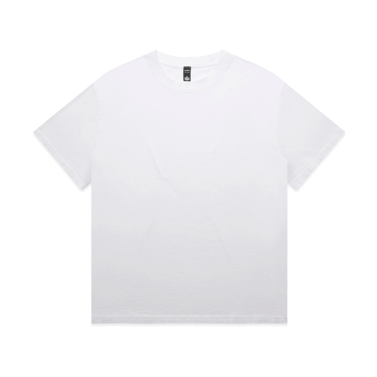 AS Colour Heavy Faded Minus Tee [-2"] 5086 in Faded White, front view