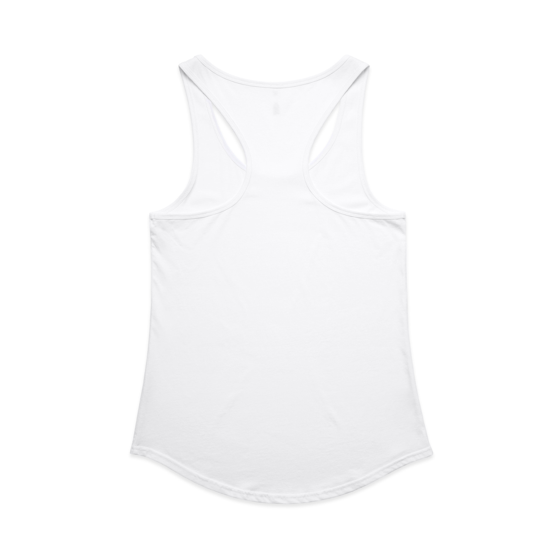 AS Colour Wo's Mali Racerback 4013 in White, back view