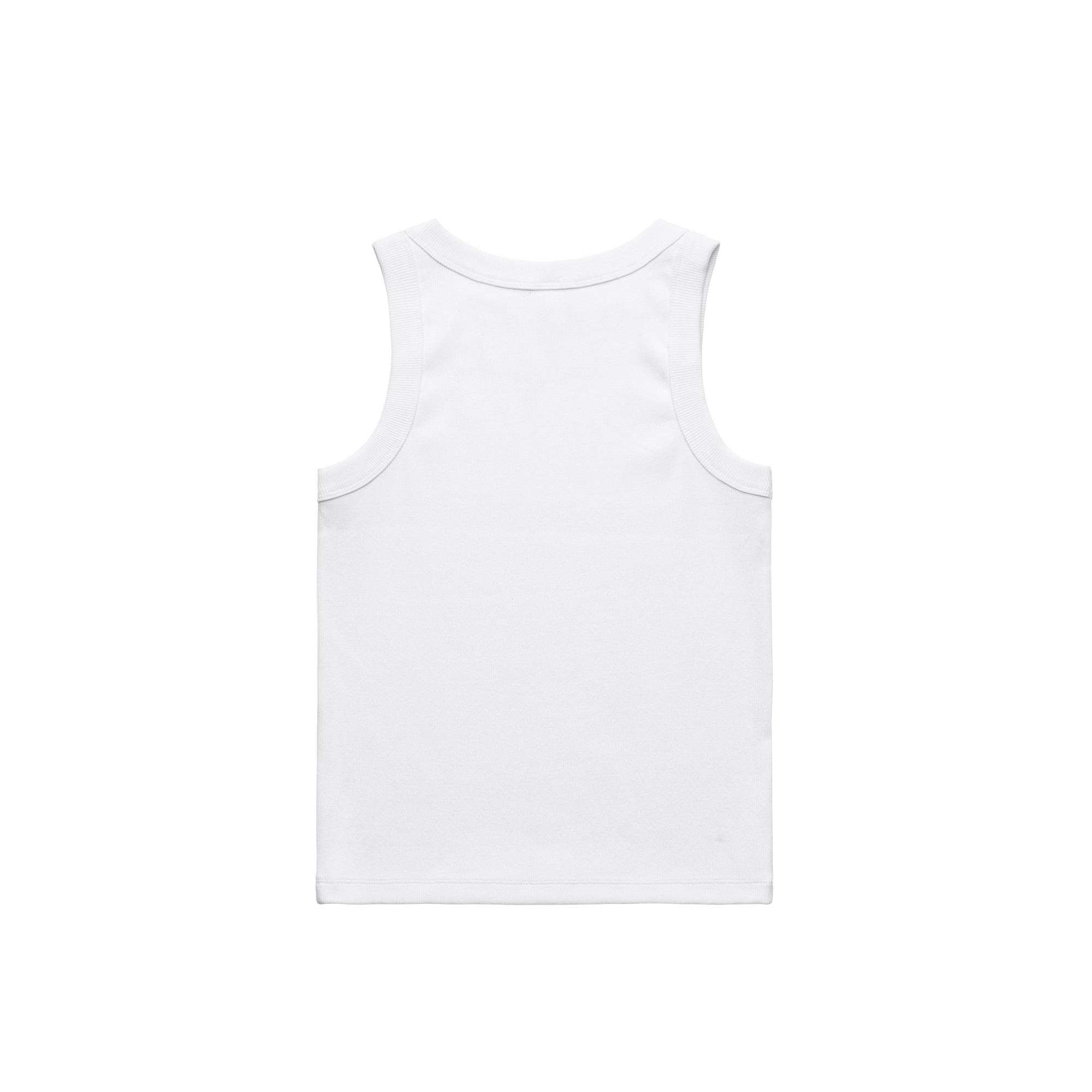 AS Colour Wo's Organic Rib Tank 4063G in White, back view