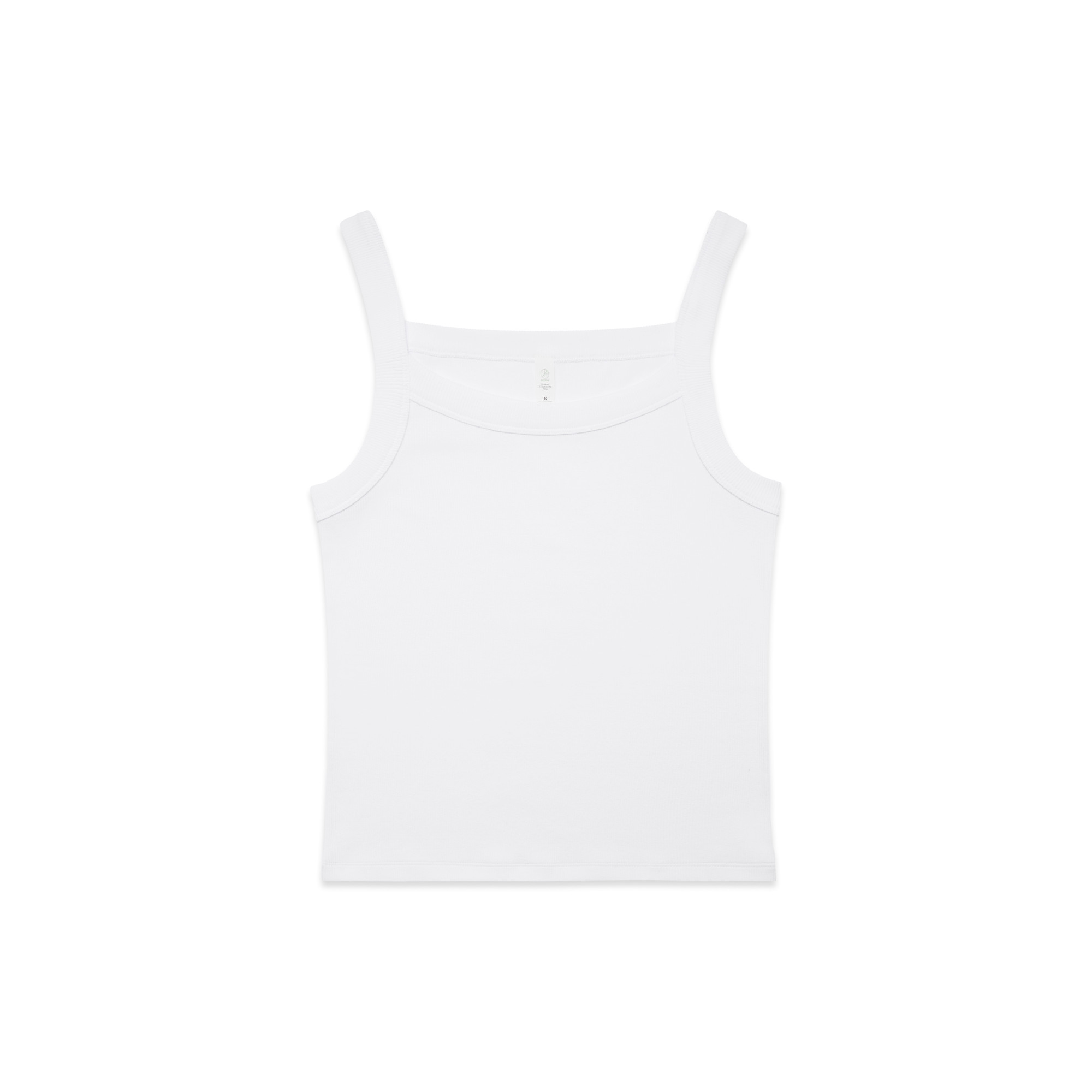 AS Colour Wo's Organic Collegiate Tank 4097 in White, front view