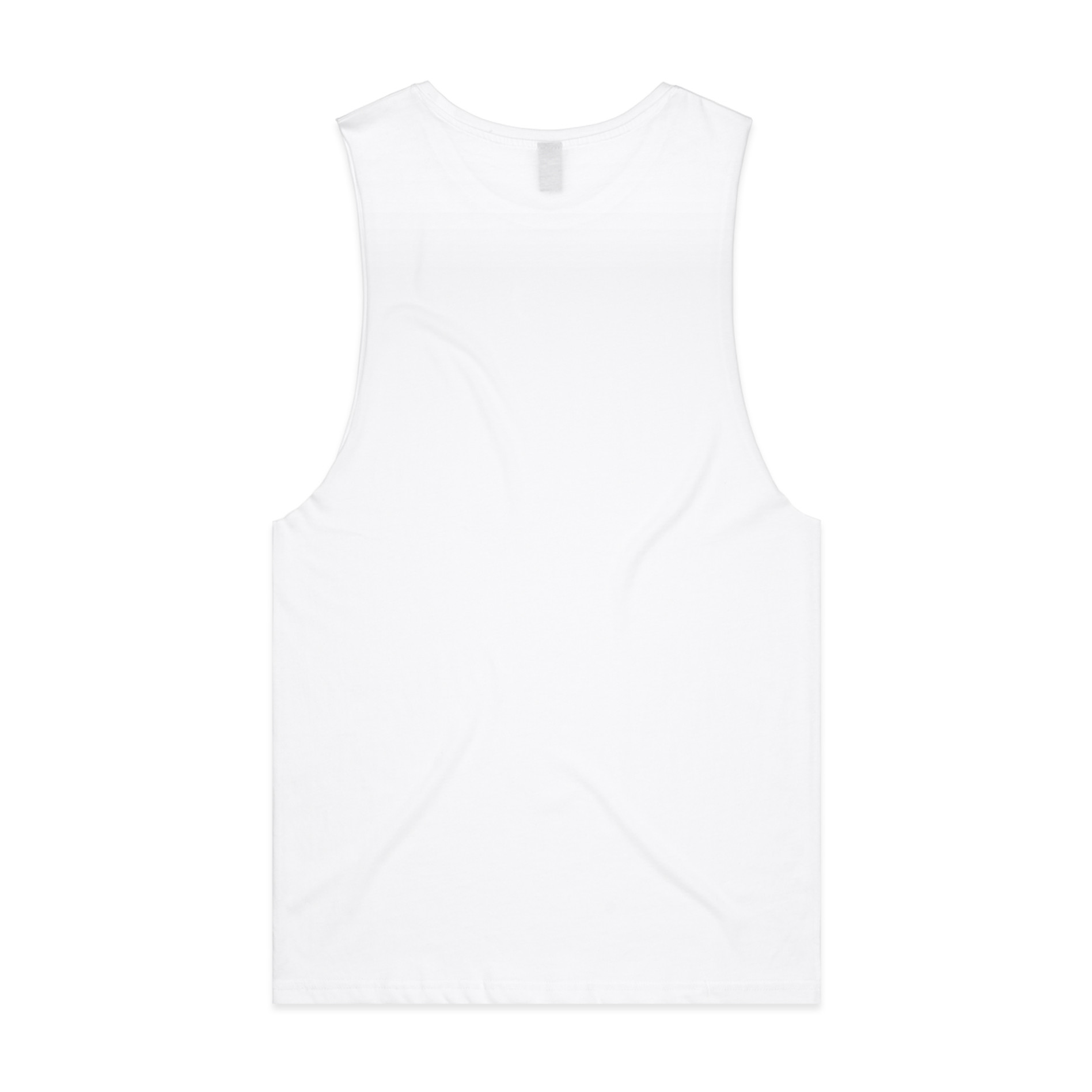 AS Colour Barnard Tank 5025 in White, back view