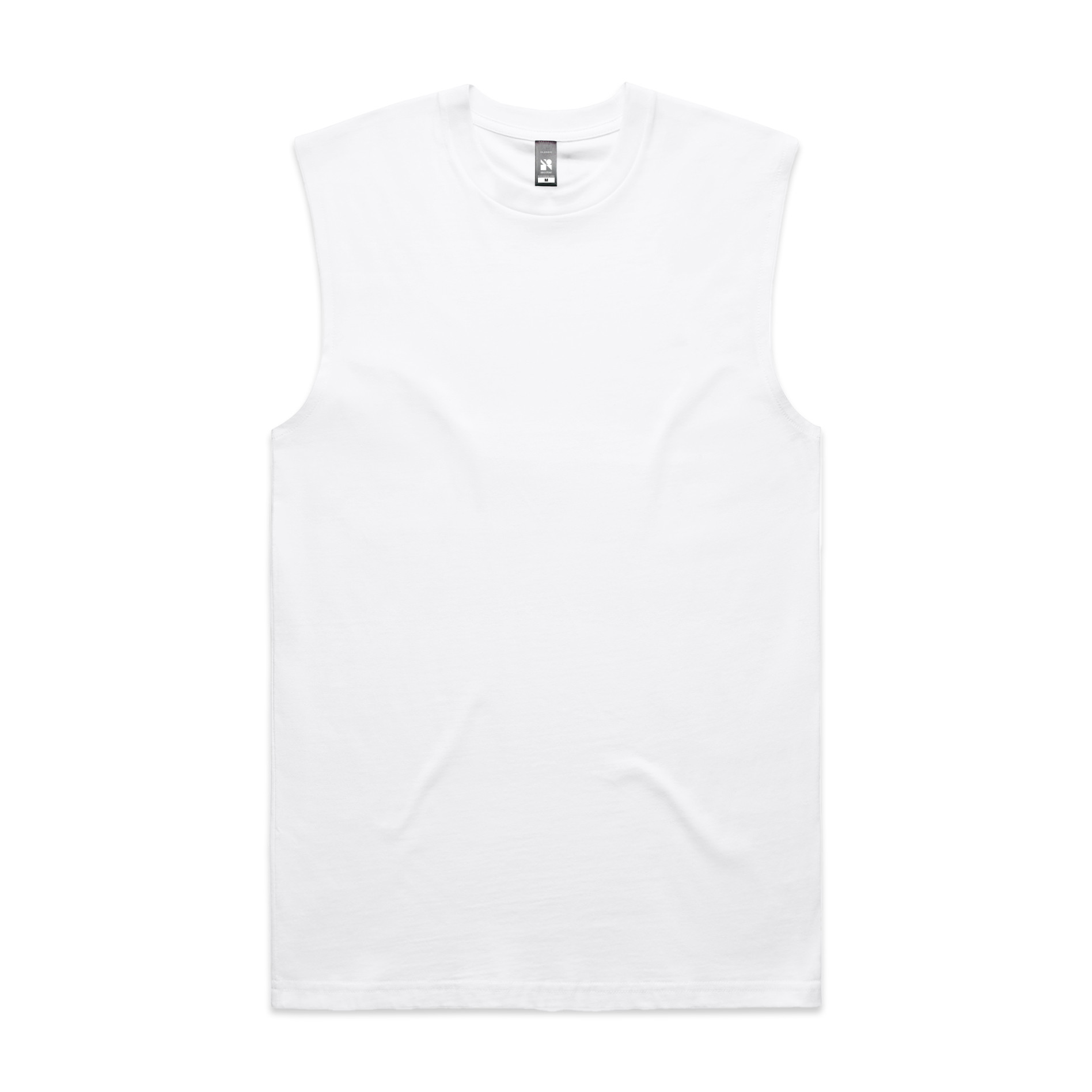 AS Colour Classic Tank 5073 in White, front view