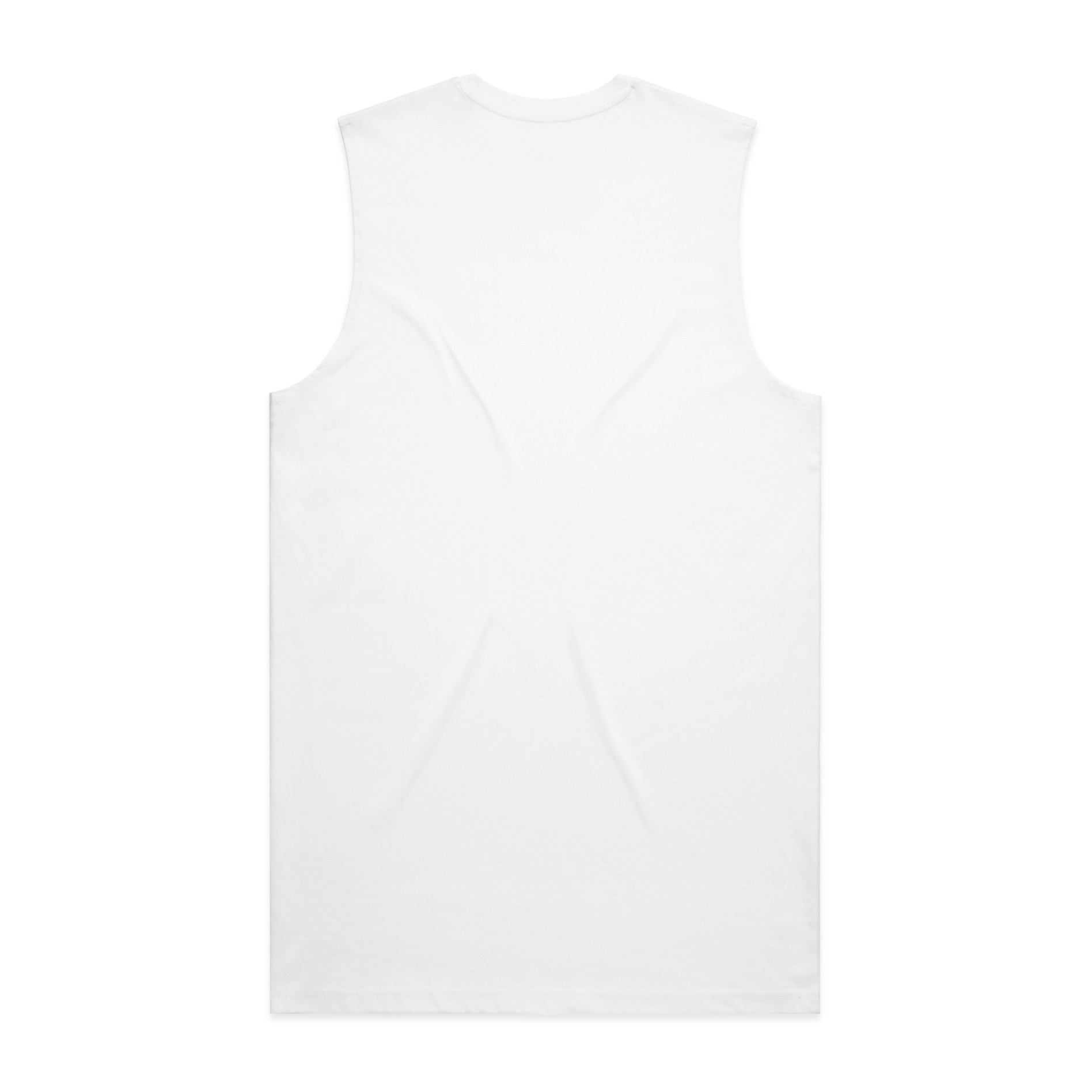 AS Colour Staple Tank 5090 in White, back view