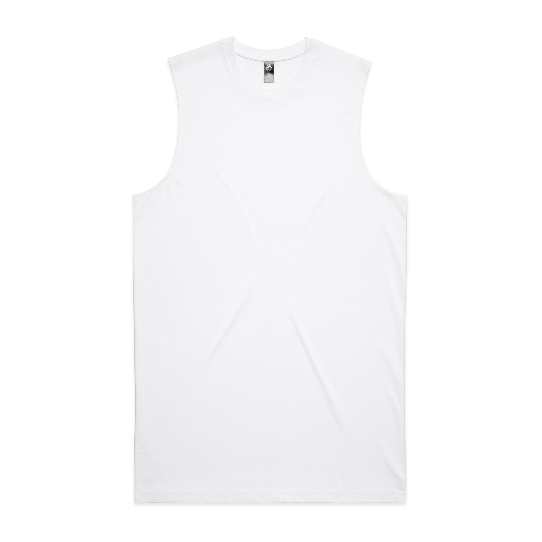 AS Colour Staple Tank 5090 in White, front view
