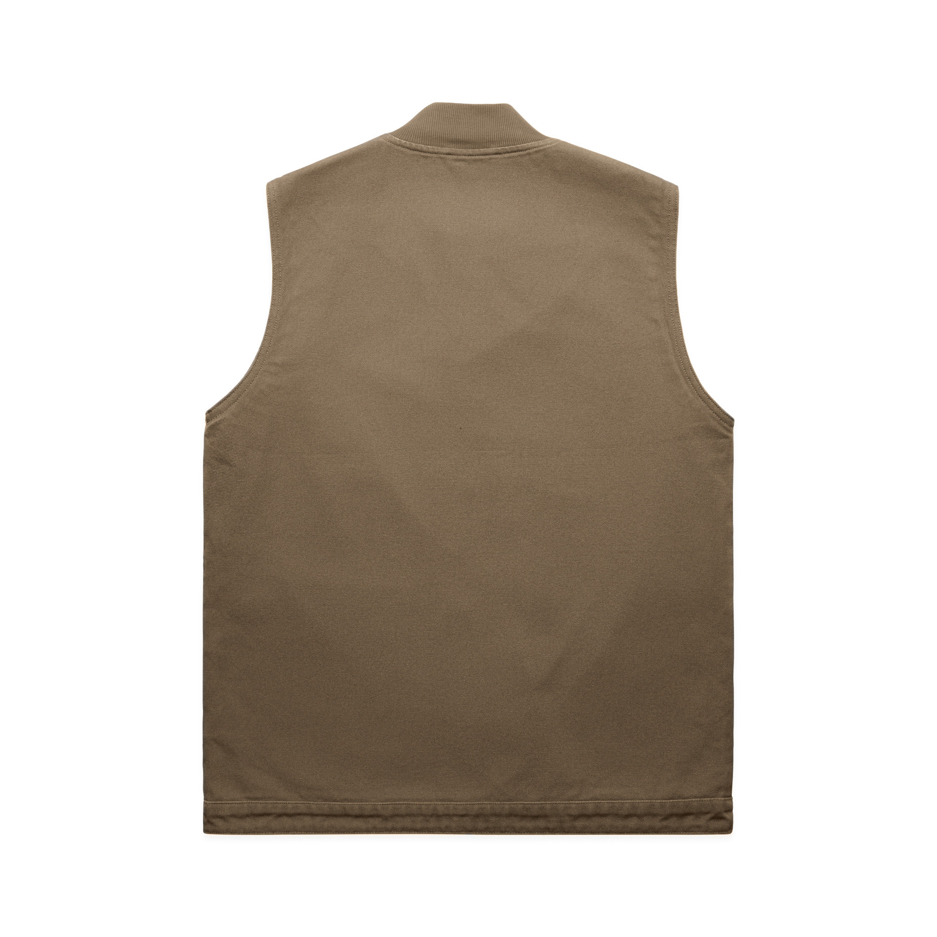 AS Colour Canvas Heavy Vest 5528 in Walnut, back view