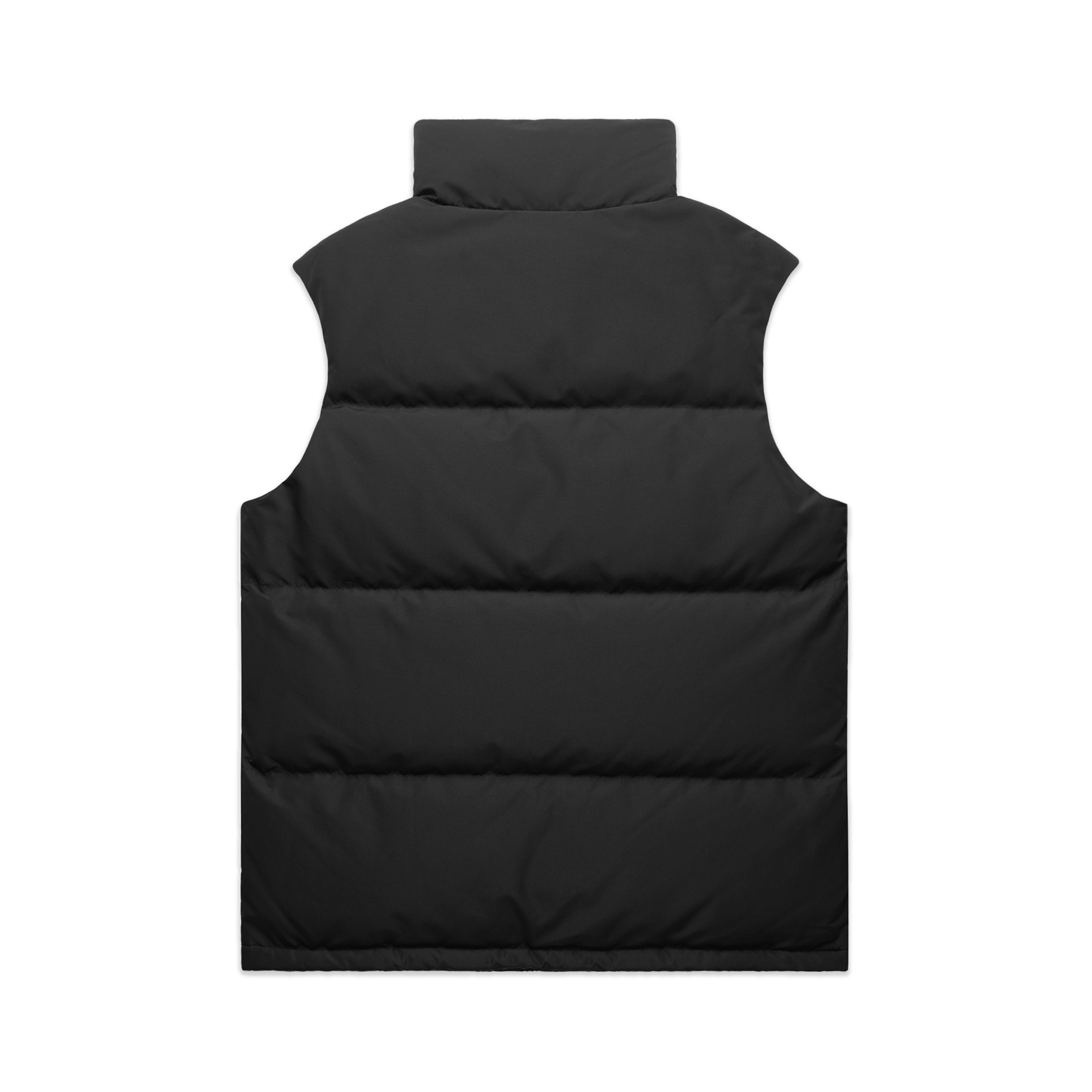 AS Colour Puffer Vest 5592 in Black, back view