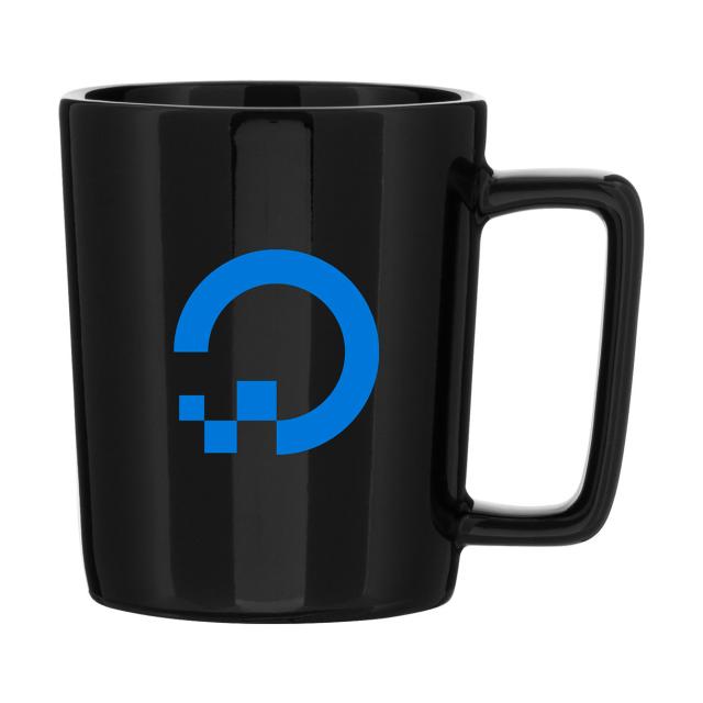14 oz Madrid Mug — Black