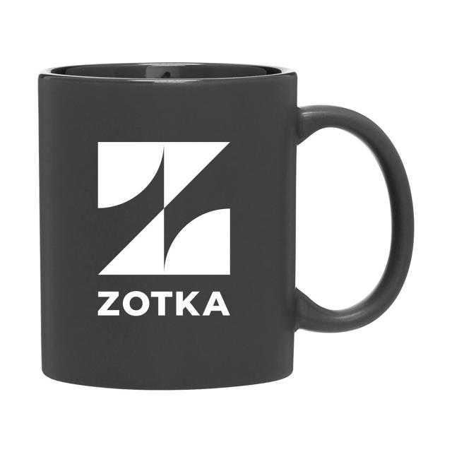 12 oz C-Handle Mug — Matte Black