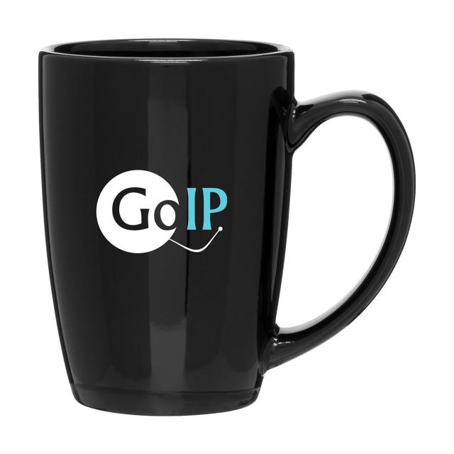 14 oz Contour Mug — Black