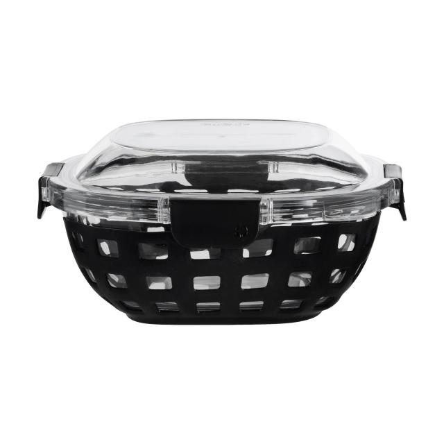 5 cup Ello DuraGlass Lunch Bowl — Black
