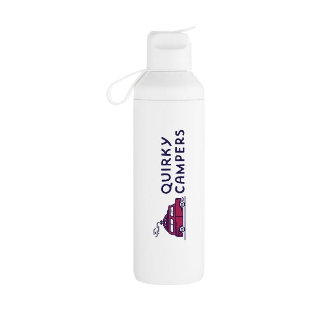 24 oz Ocean Bottle Go Peak — Arctic White