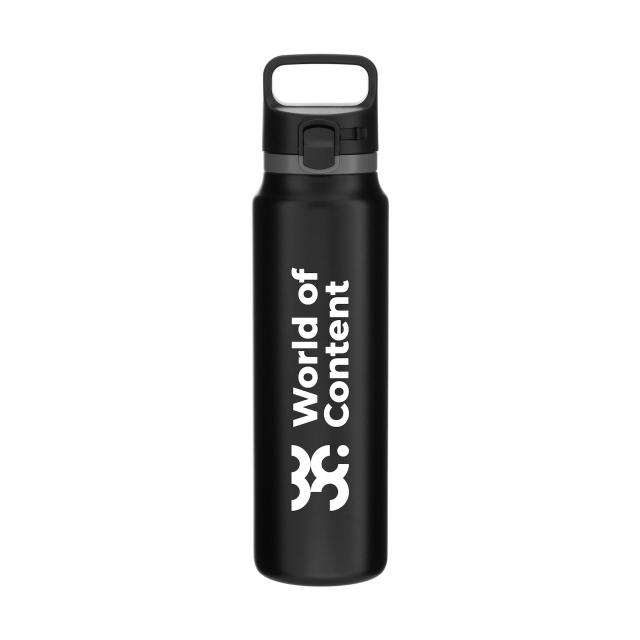22 oz h2go Harmon — Matte Black
