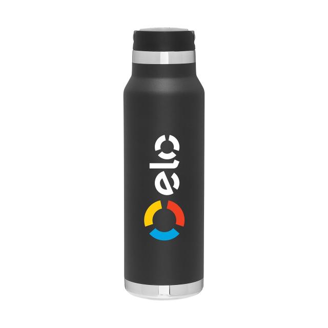 25 oz h2go Voyager — Matte Black