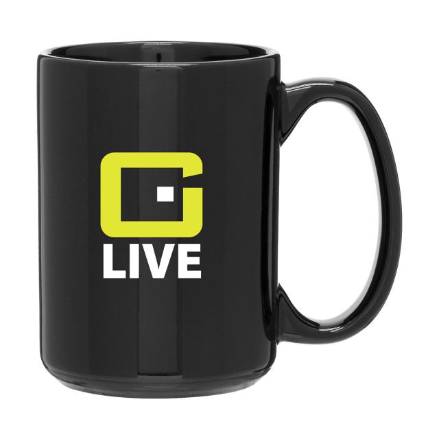 15 oz Grande Mug — Black