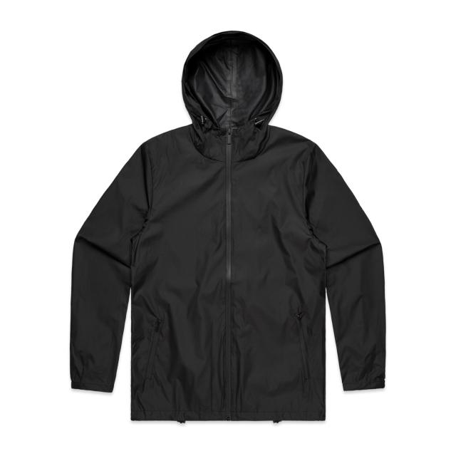 AS Colour Section Zip Jacket 5508 in Black, front view