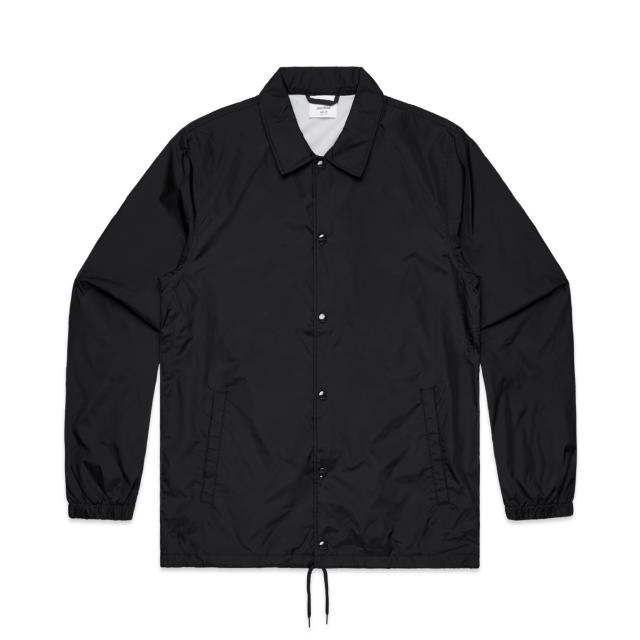 AS Colour Coach Jacket 5520 in Black, front view
