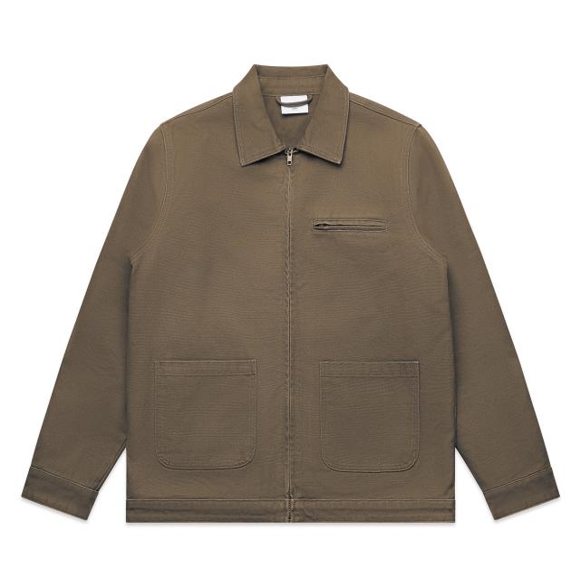 AS Colour Canvas Heavy Jacket 5527 in Walnut, front view