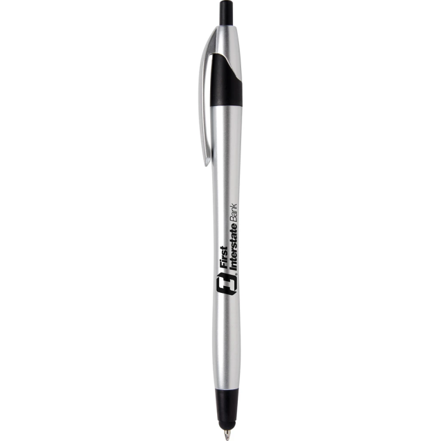 Javalina® Chrome Stylus Pen (Pat #D709,949) in Black