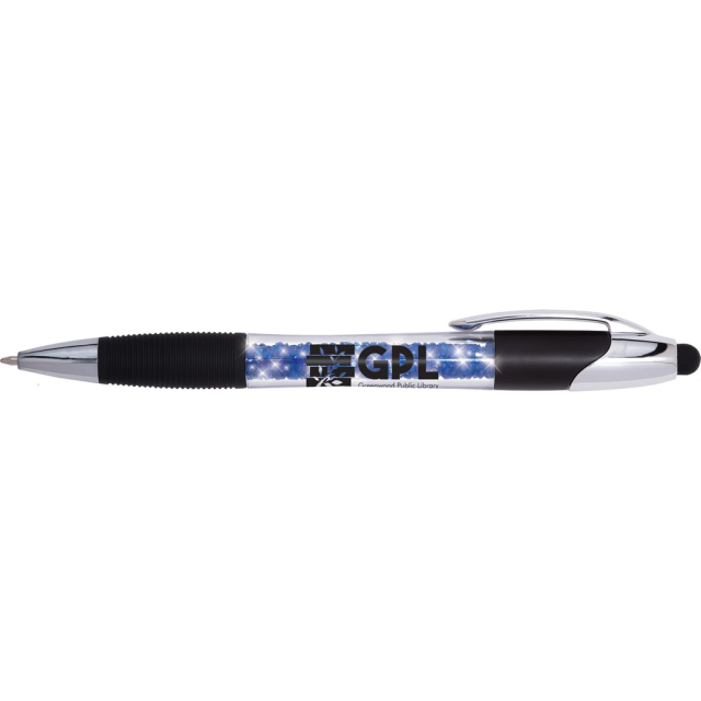 Geode Illuminated Stylus Pen in Blue