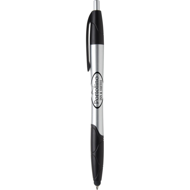 Janita™ Chrome Stylus Pen in Black