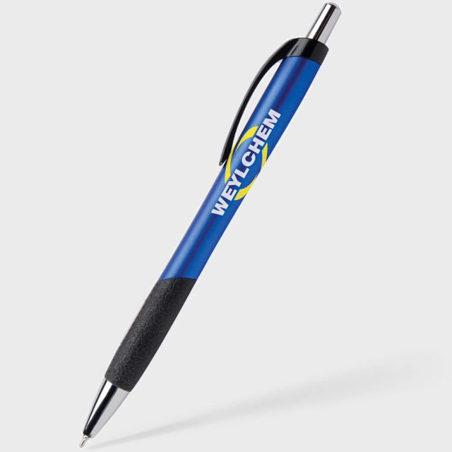 Mateo® Pen (Pat #D746,376, CND: 162,113) in Sapphire Blue