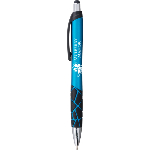 Mosaic Metallic Stylus Pen in Turquoise