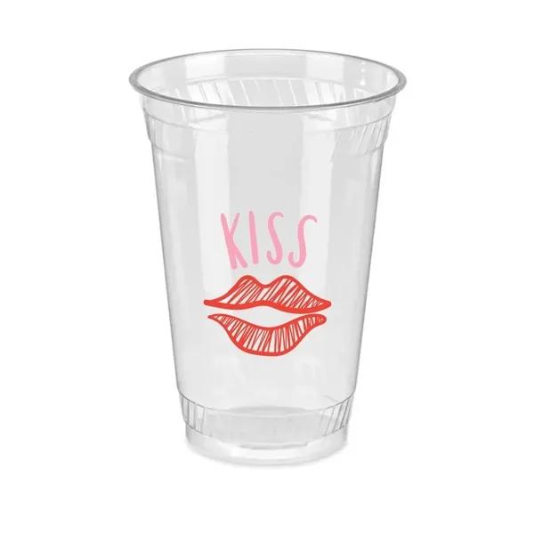 Color Cup 20 oz clear pla cup CT20G with sample decoration