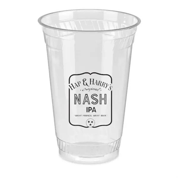 Color Cup 24 oz clear pla cup CT24G with sample decoration