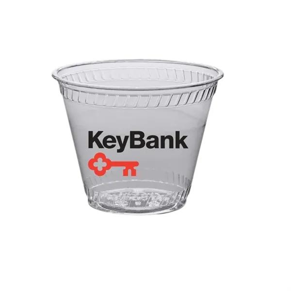 Color Cup 9 oz clear pla cup CT9G with sample decoration