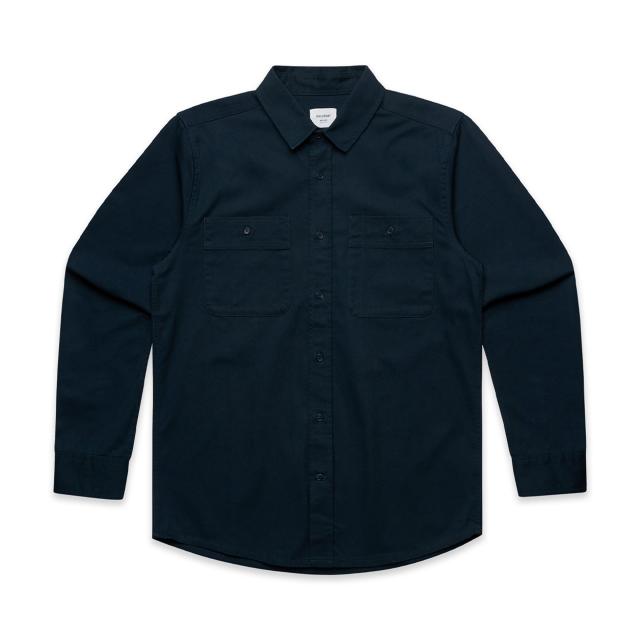 AS Colour Work Shirt 5422 in Navy, front view