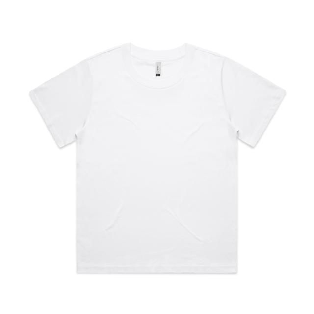 AS Colour Wo's Martina Tee 4006 in White, front view