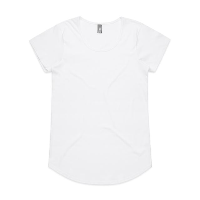 AS Colour Wo's Mali Tee 4008 in White, front view