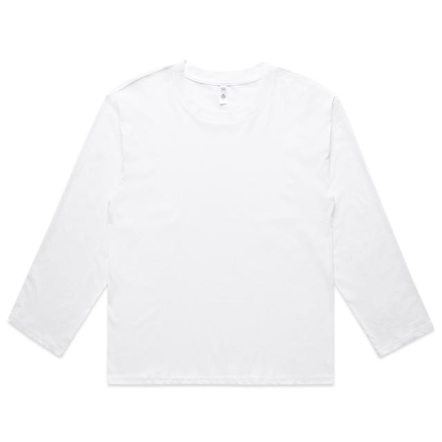 AS Colour Wo's Martina L/S Tee 4071 in White, front view