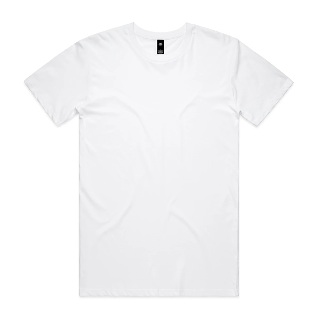AS Colour Staple Tee | 5001 in White, front view