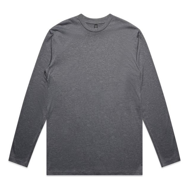 AS Colour Staple Active L/S Tee | 5020A in Graphite, front view