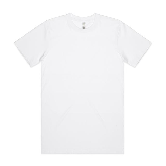 AS Colour Classic Organic Tee | 5026G in White, front view