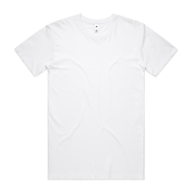 AS Colour Basic Tee | 5051 in White, front view