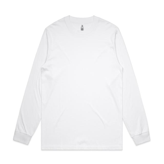 AS Colour General L/S Tee | 5056 in White, front view
