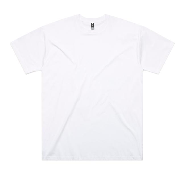 AS Colour Classic Oversized Tee | 5069 in White, front view