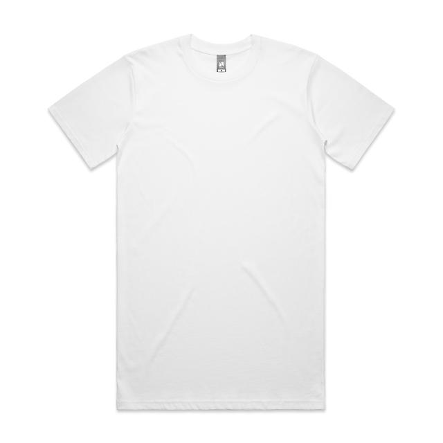 AS Colour Classic Plus Tee [+2"] 5070 in White, front view
