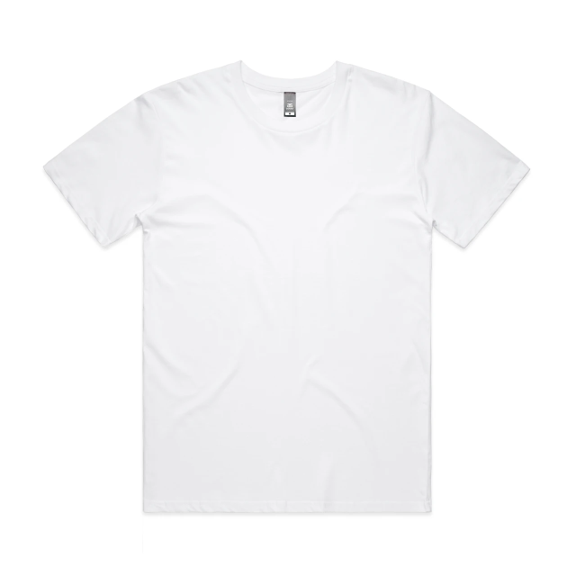 AS Colour Staple Minus Tee [-2"] 5074 in White, front view
