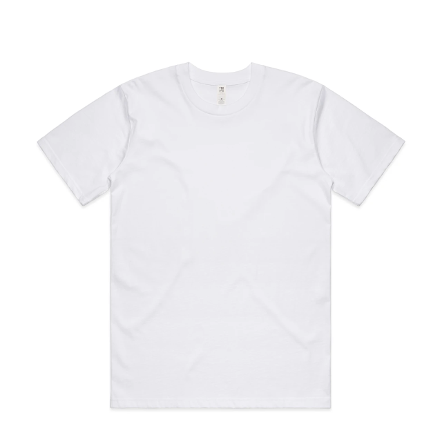 AS Colour Classic Minus Tee [-2"] 5079 in White, front view