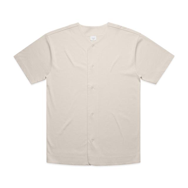 AS Colour Heavy Baseball Jersey | 5423 in Bone, front view