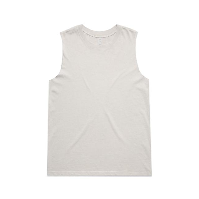 AS Colour Wo's Heavy Faded Tank 4084 in Faded Bone, front view