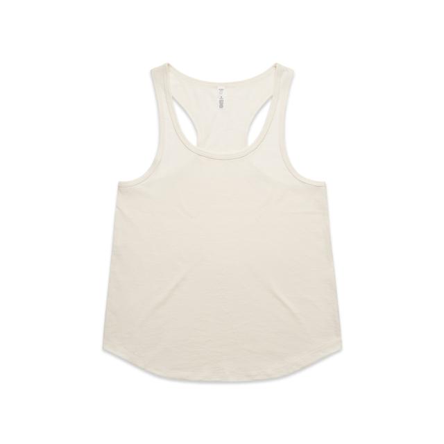 AS Colour Wo's Maple Active Blend Racerback 4611 in Ecru, front view