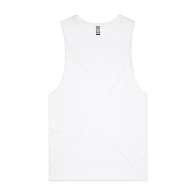 AS Colour Barnard Tank 5025 in White, front view