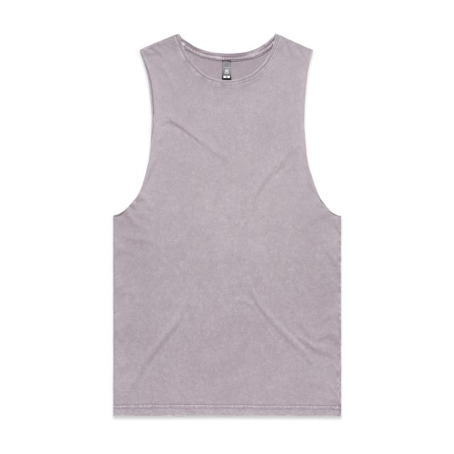 AS Colour Stone Wash Barnard Tank 5039 in Orchid Stone, front view