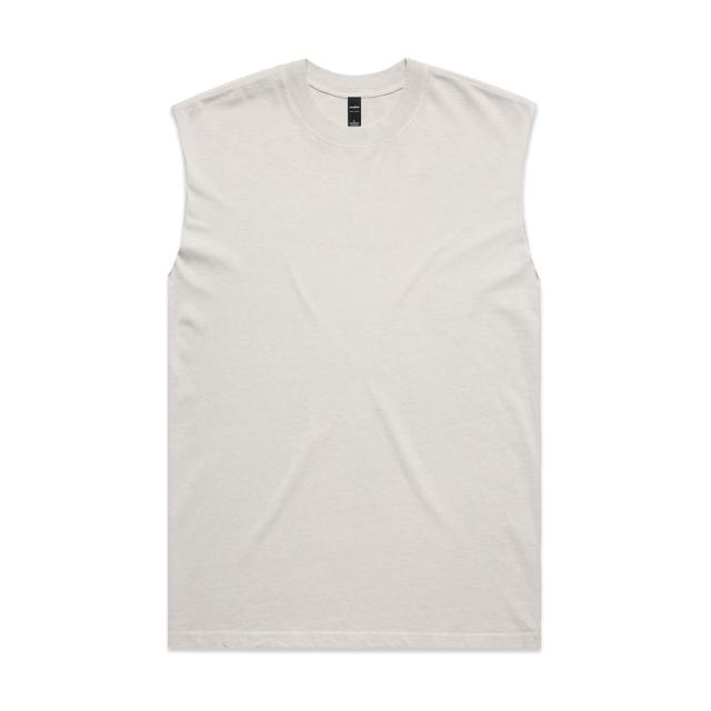 AS Colour Heavy Faded Tank 5084 in Faded Bone, front view